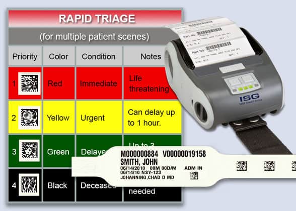 mobile triage disaster victim identifer system