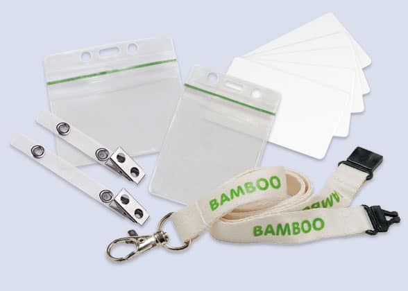 Environmentally friendly ID accessories