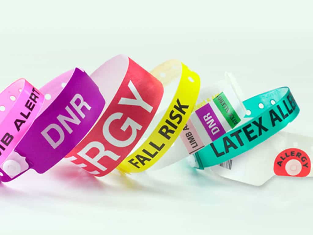 Color-Coded Alert Wristbands