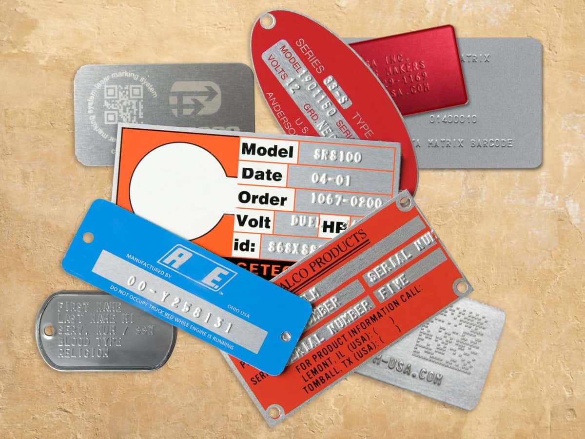 Metal Plate & Tag Supplies The ISG