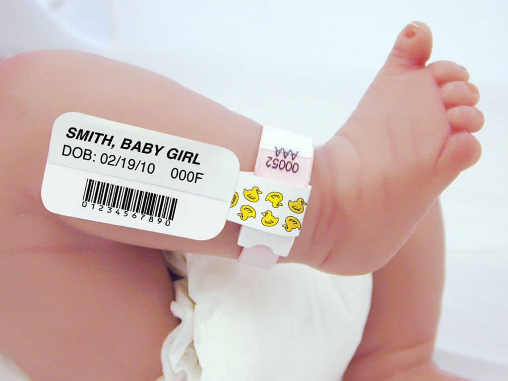 Newborn Identification Tags