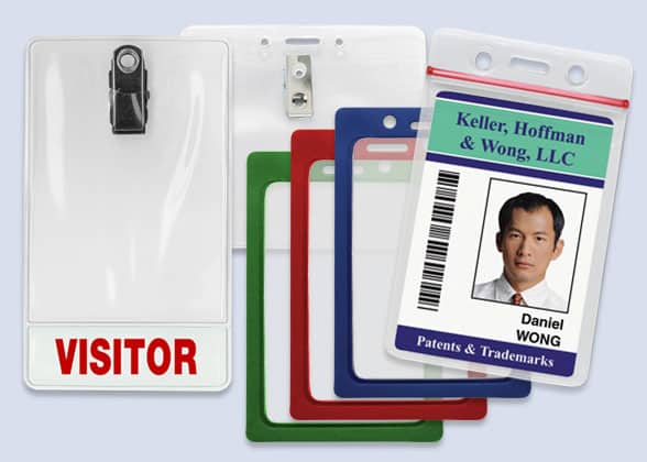 Vinyl ID Badge Holders