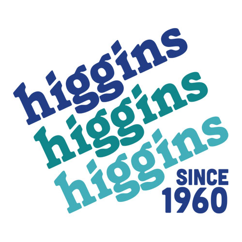 higgins logo since 1960