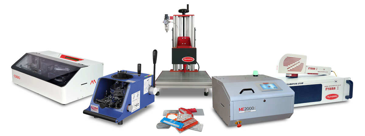 isg metal embossing, laser engraving, dot-peening machines