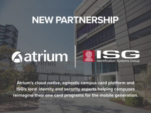 the isg announces a partnership with atrium campus