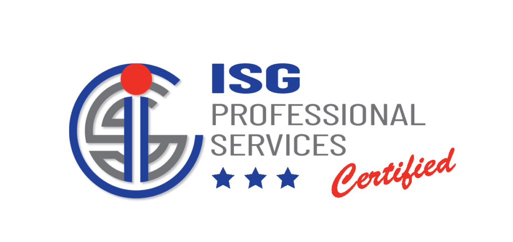 isg professional services certified
