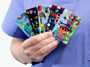 easy method to distract and reduce anxiety for pediatric patients