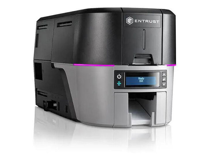 isg silent auction entrust datacard ds3 printer